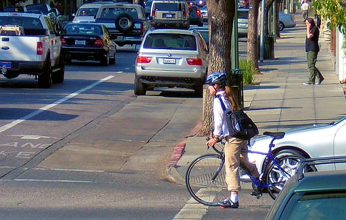 Girl Commuter, Palo Alto