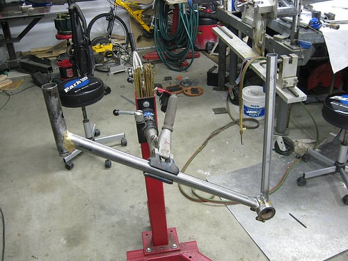 The 29'er Frame Progress. More to come as things develop.